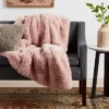 Long Faux Fur Throw Blanket Blush - Threshold™ -Threshold GUEST 6c44f1fb eff6 4c99 b855 ade6559c976c