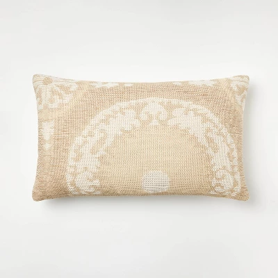 Woven Suzani Throw Pillow Gold - Threshold™ Designed With Studio McGee 8 Woven Suzani Throw Pillow Gold - Threshold™ Designed With Studio McGee - Image 6