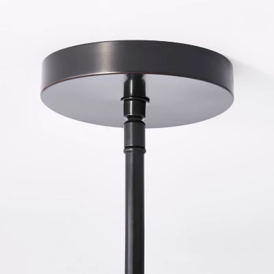 Metal Two Arm Shaded Chandelier Ceiling Light Black - Threshold™ Designed With Studio McGee 5 Metal Two Arm Shaded Chandelier Ceiling Light Black - Threshold™ Designed With Studio McGee - Image 3