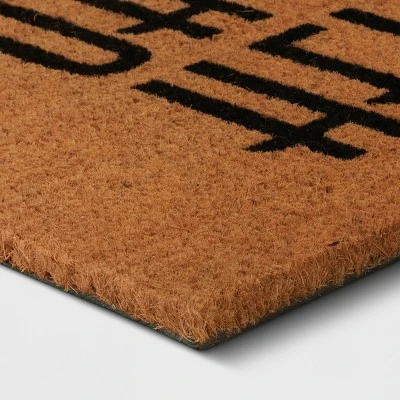 1'6"x2'6" Oh Hello Doormat Natural - Threshold™ 4 1'6"x2'6" Oh Hello Doormat Natural - Threshold™ - Image 2