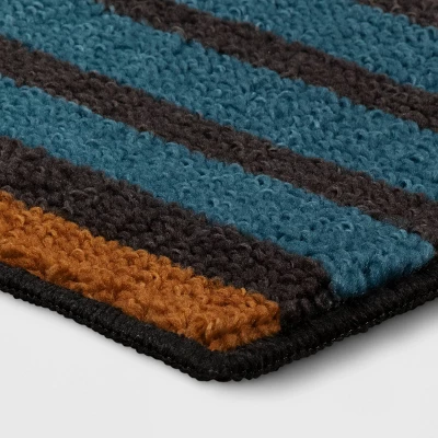 Striped Area Rug Turquoise/Yellow - Threshold™ 4 Striped Area Rug Turquoise/Yellow - Threshold™ - Image 2
