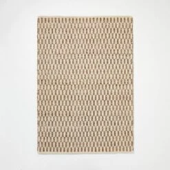 Checkered Stripe Rug Brown - Threshold™ Designed With Studio McGee -Threshold GUEST 717c7841 3032 4250 850a 76c5ab372d6b