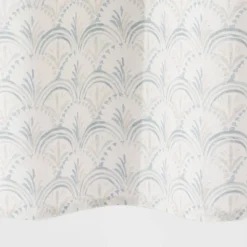 Block Print Scallop Shower Curtain Aqua Blue - Threshold™ 7 Block Print Scallop Shower Curtain Aqua Blue - Threshold™ -Threshold GUEST 778a054f a5b3 486b 8a5e 47632fd96cbf