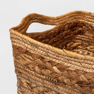 Multi Weave Banana Bark Folio Bin - Threshold™ 4 Multi Weave Banana Bark Folio Bin - Threshold™ - Image 2