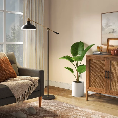 Crosby Schoolhouse Floor Lamp Black - Threshold™ 4 Crosby Schoolhouse Floor Lamp Black - Threshold™ - Image 2