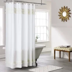 Macramé Fringe Shower Curtain Cream - Threshold™ 9 Macramé Fringe Shower Curtain Cream - Threshold™ -Threshold GUEST 7eeb8034 7f1e 476c bc36 6fe107c3a630