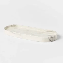 4pc Marbled Ceramic Bathroom Accessories Set Marble - Threshold™ 13 4pc Marbled Ceramic Bathroom Accessories Set Marble - Threshold™ -Threshold GUEST 843b6dca ff64 4b65 8cb2 01f3e429d177