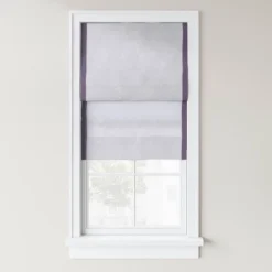 1pc Light Filtering Cordless Linen Blend Roman Window Shade Gray - Threshold™ -Threshold GUEST 84bd64eb 6899 4035 99db 13de0f77eb71