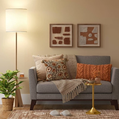 Modern Floor Lamp With Table Brass - Threshold™ 4 Modern Floor Lamp With Table Brass - Threshold™ - Image 2