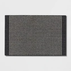 Herringbone Rug Gray - Threshold™ -Threshold GUEST 8ffa1701 5eff 4e80 9b21 e7f9fed080fc