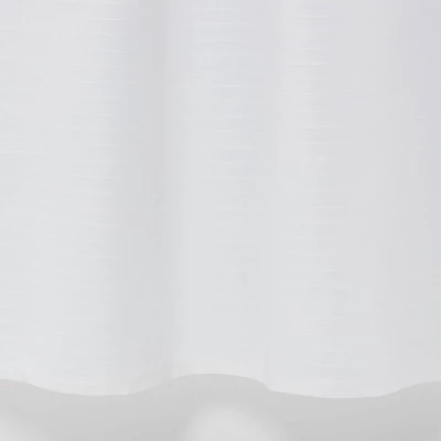 Woven Stripe Shower Curtain White - Threshold™ 5 Woven Stripe Shower Curtain White - Threshold™ - Image 3