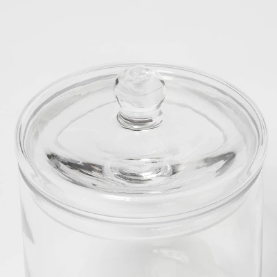 Medium Canister Apothecary Glass Clear - Threshold™ 5 Medium Canister Apothecary Glass Clear - Threshold™ - Image 3
