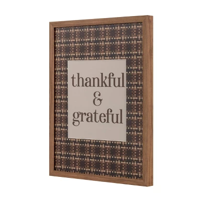 16" X 20" Thankful & Grateful Framed Under Plexi - Threshold™ 8 16" X 20" Thankful & Grateful Framed Under Plexi - Threshold™ - Image 6