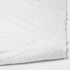 Diamond Embossed Tasseled Woven Bath Rug White - Threshold™ 7 Diamond Embossed Tasseled Woven Bath Rug White - Threshold™ -Threshold GUEST a41a3a38 19d0 40ad 85fe c303fbd316c2