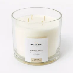 Clear Glass Masala Rose Candle White - Threshold™ Designed With Studio McGee -Threshold GUEST a428fcef ae40 495d b3e2 43ba30c44f06