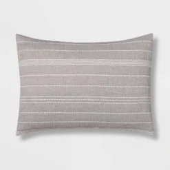 12pc Chambray Matelasse Stripe Comforter & Sheet Bedding Set Gray - Threshold™ 18 12pc Chambray Matelasse Stripe Comforter & Sheet Bedding Set Gray - Threshold™ -Threshold GUEST a6544a0f 31de 47cd 9f24 ae05ba242231