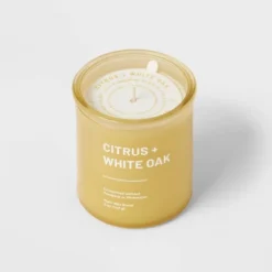 Wellness Jar Citrus And White Oak Candle Yellow - Threshold™ 13 Wellness Jar Citrus And White Oak Candle Yellow - Threshold™ -Threshold GUEST a6d01418 d667 452c b0fa c58456022dcf