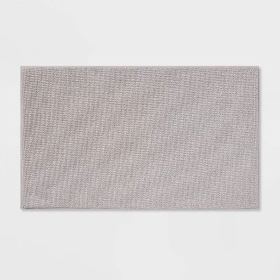 20"x34" Fine Chenille Memory Foam Bath Rug - Threshold™ 8 20"x34" Fine Chenille Memory Foam Bath Rug - Threshold™ - Image 6