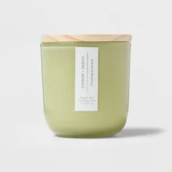 Citron And Sands Candle Green - Threshold™ -Threshold GUEST ac29f15a 74a7 4509 9e2b 431f209854df