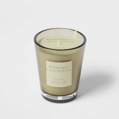 Colored Vase Glass With Dustcover Watermint And Eucalyptus Candle Green - Threshold™ 9 Colored Vase Glass With Dustcover Watermint And Eucalyptus Candle Green - Threshold™ - Image 7