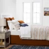 8pc Woven Stripe Comforter Bedding Set Blue/Orange/Off White - Threshold™ -Threshold GUEST af1e421d 7c17 476d b575 f16040fb7329