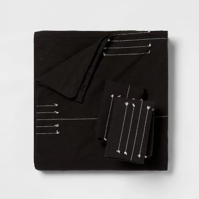 Clipped Linework Duvet Set - Threshold™ 5 Clipped Linework Duvet Set - Threshold™ - Image 3