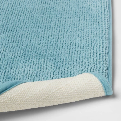 20"x34" Fine Chenille Memory Foam Bath Rug - Threshold™ 5 20"x34" Fine Chenille Memory Foam Bath Rug - Threshold™ - Image 3