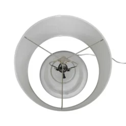 Glass Mixed Material Table Lamp Gray (Includes LED Light Bulb) - Threshold™ -Threshold GUEST b335bf7d c2ba 4e08 a9b5 20fb95461d8c