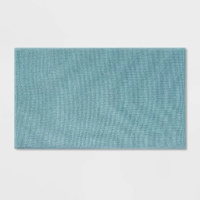20"x34" Fine Chenille Memory Foam Bath Rug - Threshold™ 6 20"x34" Fine Chenille Memory Foam Bath Rug - Threshold™ - Image 4