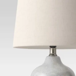 Assembled Ceramic Table Lamp Gray - Threshold™ 9 Assembled Ceramic Table Lamp Gray - Threshold™ -Threshold GUEST b5840a57 b2c1 4e90 b715 6f6af5e82654