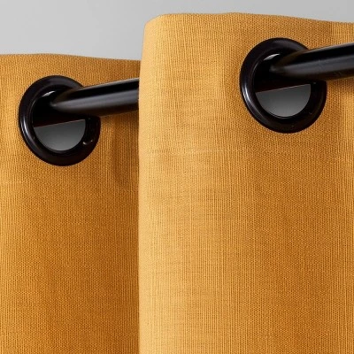 1pc Light Filtering Solid Window Curtain Panel - Threshold™ 3 1pc Light Filtering Solid Window Curtain Panel - Threshold™