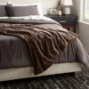 55"x80" Faux Fur Ribbed Bed Throw - Threshold™ -Threshold GUEST bc30b6d7 eb2d 4ea0 b9df cb2df4e18a54