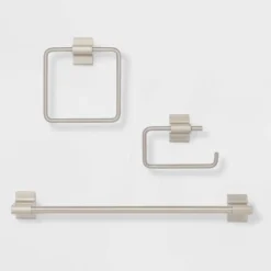 3pc Modern Bath Hardware Set - Threshold™ -Threshold GUEST bd4035e8 0cd5 43ff 963d ceffa951d417