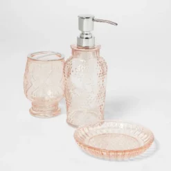 Glass Soap/Lotion Dispenser Blush - Threshold™ 7 Glass Soap/Lotion Dispenser Blush - Threshold™ -Threshold GUEST bdef1ed8 3069 405d aab6 f2b1322be58b
