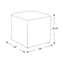 Lynwood Square Upholstered Cube - Threshold™ Designed With Studio McGee -Threshold GUEST c2f42775 98a7 4d45 abf0 4fc9948bbcdf