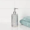 Hobnail Glass With Plastic Pump Soap/Lotion Dispenser Gray Tint - Threshold™ 1 Hobnail Glass With Plastic Pump Soap/Lotion Dispenser Gray Tint - Threshold™ -Threshold GUEST c48a961d 5dc7 4953 8f27 2f491a4a7486