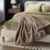 60"x80" Lush Faux Fur Bed Throw - Threshold™ -Threshold GUEST c4fc7229 4896 46f1 8010 95095556ab86