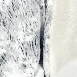 Tipped Snow Leopard Faux Fur Reversible Throw Blanket - Threshold™ -Threshold GUEST c5d0741c fee3 4eca aa69 0a3cd0783aba