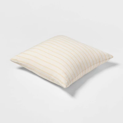 Oversized Cotton Striped Square Throw Pillow - Threshold™ 4 Oversized Cotton Striped Square Throw Pillow - Threshold™ - Image 2