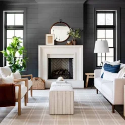 Lynwood Square Upholstered Cube - Threshold™ Designed With Studio McGee -Threshold GUEST ce8f5b54 c5af 4eb3 b554 ef00d37469a8