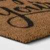 1'6"x2'6" Yay You're Here Coir Doormat Black/Beige - Threshold™ -Threshold GUEST d1d7a480 4ab0 46e4 8395 0dbb9df0dfcd