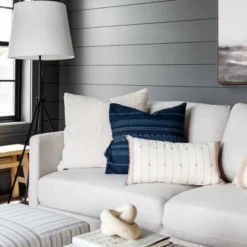 36" X 36" Dreary Abstract Landscape Framed Wall Canvas - Threshold™ Designed With Studio McGee -Threshold GUEST d202b3d7 589d 4f85 968a 8dc99424faa2