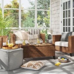 Minimal Stripe Outdoor Throw Pillow - Threshold™