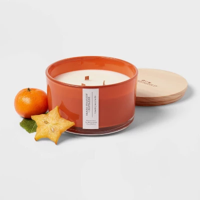 Island Starfruit And Nectarine Candle Orange - Threshold™ 4 Island Starfruit And Nectarine Candle Orange - Threshold™ - Image 2