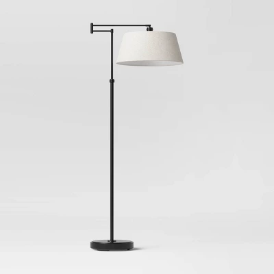 Traditional Oil Rubbed Swing Arm Floor Lamp Brown - Threshold™ 7 Traditional Oil Rubbed Swing Arm Floor Lamp Brown - Threshold™ - Image 5