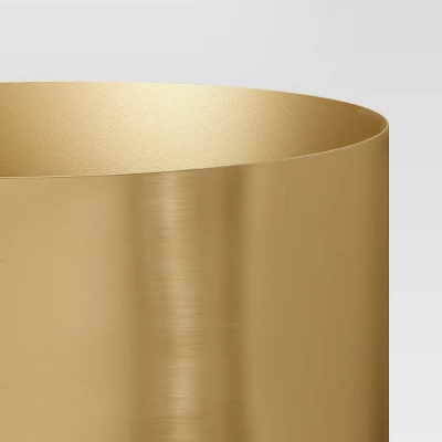 Medium Brass Planter - Threshold™ 4 Medium Brass Planter - Threshold™ - Image 2