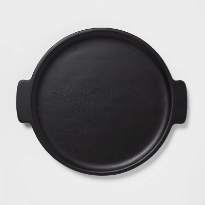 15" X 13" Acacia Modern Serving Tray Black - Threshold™ 4 15" X 13" Acacia Modern Serving Tray Black - Threshold™ - Image 2