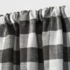 2pk 42"x36" Light Filtering Gingham Curtain Tiers Gray/White - Threshold™ 1 2pk 42"x36" Light Filtering Gingham Curtain Tiers Gray/White - Threshold™ -Threshold GUEST db127633 9fec 4d64 a134 4c32ed40e880