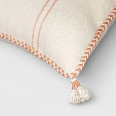 Minimal Stripe Outdoor Throw Pillow - Threshold™ 5 Minimal Stripe Outdoor Throw Pillow - Threshold™ - Image 3