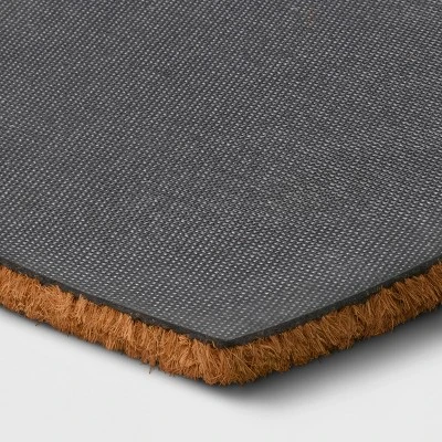 1'6"x2'6" Oh Hello Doormat Natural - Threshold™ 5 1'6"x2'6" Oh Hello Doormat Natural - Threshold™ - Image 3